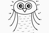 Alphabet Connect the Dots Coloring Pages Connect the Dots Coloring Page New Owl Dot to Dot