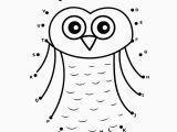 Alphabet Connect the Dots Coloring Pages Connect the Dots Coloring Page New Owl Dot to Dot