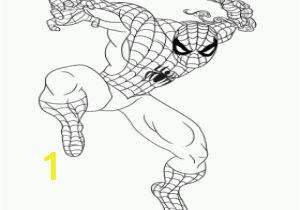 Amazing Spider Man Coloring Sheet Spider Man In Action Coloring Page