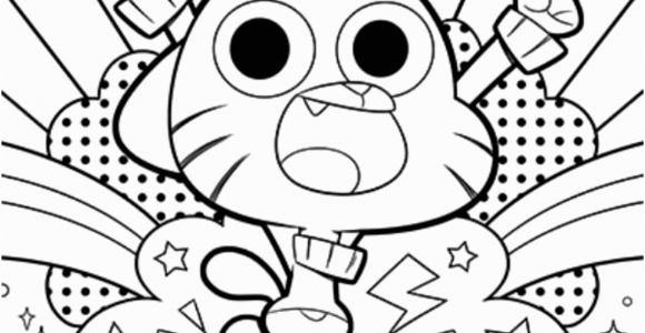 Amazing World Of Gumball Coloring Pages Printable the Amazing World Of Gumball Coloring Pages On