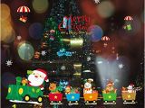 Amazon Christmas Wall Murals Amazon Axiba Christmas Living Room Xmas Santa Claus