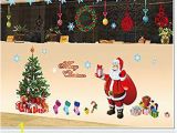 Amazon Christmas Wall Murals Amazon Christmas Wall Stickers Santa Claus Wall Mural