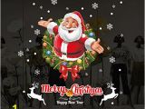 Amazon Christmas Wall Murals Amazon Dnven Santa Series 32" W X 32" H Merry