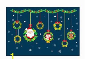 Amazon Christmas Wall Murals Amazon top Of top Store Christmas Wall Stickers Xmas