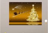 Amazon Christmas Wall Murals Amazon Wallmonkeys Golden Christmas Card with Wall