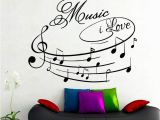 Amazon Wall Stickers and Murals Amazon Na Giant Wall Decals Music I Love Art Design