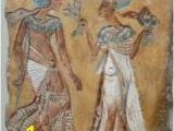 Amenhotep and Nefertiti Wall Murals Akhenaten Statues