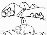 American Bison Coloring Page Bison Coloring Page