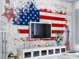 American Flag Wall Mural Custom 3d Wallpaper Non Woven Mural American Flag Retro Car Wallpaper Painting 3d Wall Room Murals Wallpaper High Resolution Wallpapers Free