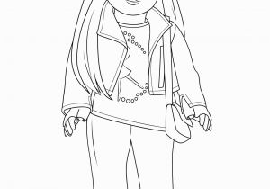 American Girl Doll isabelle Coloring Pages American Girl isabelle Doll Coloring Page