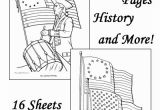 American Revolutionary War Coloring Pages American Flag