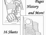 American Revolutionary War Coloring Pages American Flag