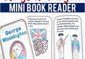 American Revolutionary War Coloring Pages George Washington Mini Book Life Ac Plishments American Revolutionary War