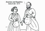 Ananias and Sapphira Coloring Page Elegant Collection Various Ananias and Sapphir