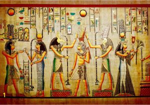 Ancient Egypt Wall Murals Us $15 8 Off Vintage Wall Paper Retro Egypt Mural Wallpapers Custom Wallpaper 3d Living Room Bedroom Self Adhesive Vinyl Silk Wallpaper In