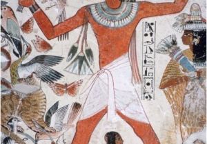 Ancient Egyptian Wall Murals tomb Of Nebamun thebes Egypt 18th Dynasty C1350 Bc Amod