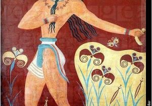 Ancient Greek Murals Priest King Fresco C 1 550 1 450 Bce Knossos…