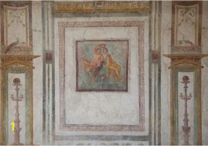 Ancient Greek Wall Murals Frescoes In the Ruins Casa Dei Vettii the Old City Pompeii Near