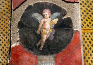 Ancient Roman Murals Fresco Cupid From Pompeii Pompeii