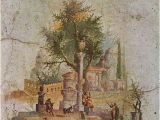 Ancient Roman Murals Second Style Wall Painting From Pompeii Art Pinterest