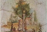 Ancient Rome Wall Murals Second Style Wall Painting From Pompeii