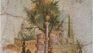 Ancient Rome Wall Murals Second Style Wall Painting From Pompeii