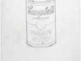 Andy Warhol soup Can Coloring Page andy Warhol soup Can Coloring Page