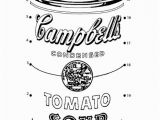 Andy Warhol soup Can Coloring Page Warhol soup Can Coloring Page Coloring Pages