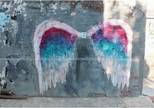 Angel Wings Wall Mural Los Angeles 1357 U Street Nw Washington Dc