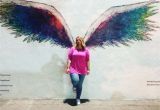 Angel Wings Wall Mural Los Angeles Colette Miller Angel Wings Mural In La at 950 Vine St Los