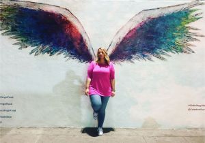 Angel Wings Wall Mural Los Angeles Colette Miller Angel Wings Mural In La at 950 Vine St Los