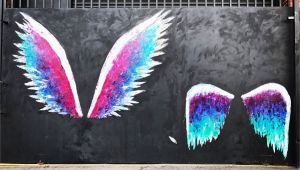 Angel Wings Wall Mural Los Angeles More Angel Wings City Angels La