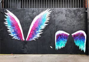 Angel Wings Wall Mural Los Angeles More Angel Wings City Angels La