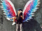 Angel Wings Wall Mural Los Angeles these Two Couplegoals Angel Wings In La Jb & Autumn