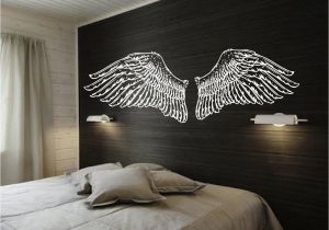 Angel Wings Wall Murals Hand Drawn Angel Wings for Headboard Vintage Inspired