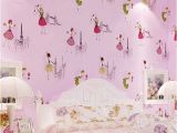 Angelina Ballerina Wall Mural Modern Cartoon Kids Wallpaper Children Papel De Parede Roll Pink Blue 3d Wall Paper Ballet Girl Princess Room Bedroom Wall Paper Angelina Jolie