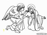 Angels Announce Jesus Birth Coloring Pages Angel Gabriel Appears to Mary
