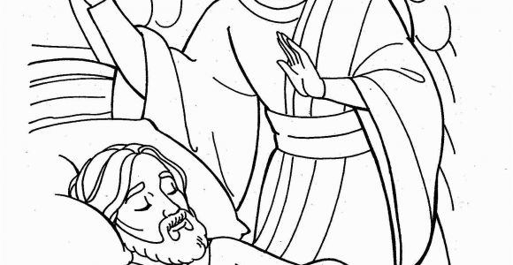 Angels Announce Jesus Birth Coloring Pages Image Result for Joseph S Dream Of Mary and Jesus Craft