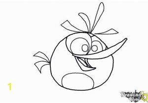 Angry Birds orange Bird Coloring Pages How to Draw orange Angry Bird