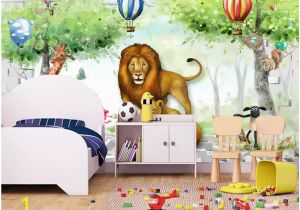 Animal Murals for Walls Customized 3d Murals Wallpapers Home Decor Wall Paper Animal Story Animal Park Cartoon Children S Room Kids Room Background Wall Nature Desktop