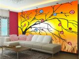 Animal Print Wall Murals Qualität Garantiert Print Mural Wall Full Tree Flowers