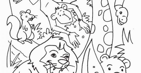 Animals In the Jungle Coloring Pages Jungle Coloring Pages Best Coloring Pages for Kids