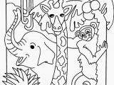 Animals In the Jungle Coloring Pages Printable Coloring Pages Animals