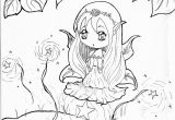 Anime Girl Coloring Pages Elegant Cute Anime Girl Coloring Pages