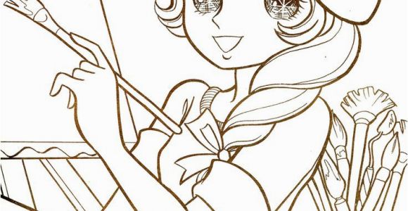 Anime Girl Coloring Pages for Adults Coloring Pages for Adults Anime at Getcolorings