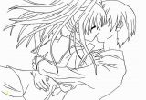 Anime Kissing Coloring Pages Anime Couple Coloring Pages Pertaining to Really Encourage In