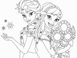 Anna and Elsa Coloring Pages Online Gratis Malvorlagen Elsa Und Anna