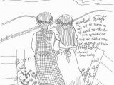 Anne Of Green Gables Coloring Pages Anne Of Green Gables Coloring Page Adult Coloring Literary