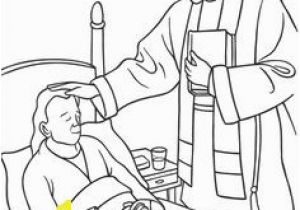 Anointing Of the Sick Coloring Page 118 Best Catholic Coloring Pages for Kids Images On Pinterest In