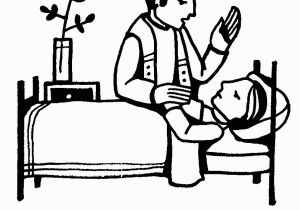 Anointing Of the Sick Coloring Page Catholic Priest Drawing at Getdrawings